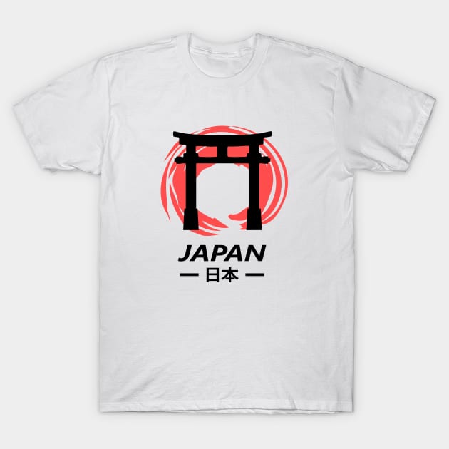 Torii Gate T-Shirt by dewarafoni